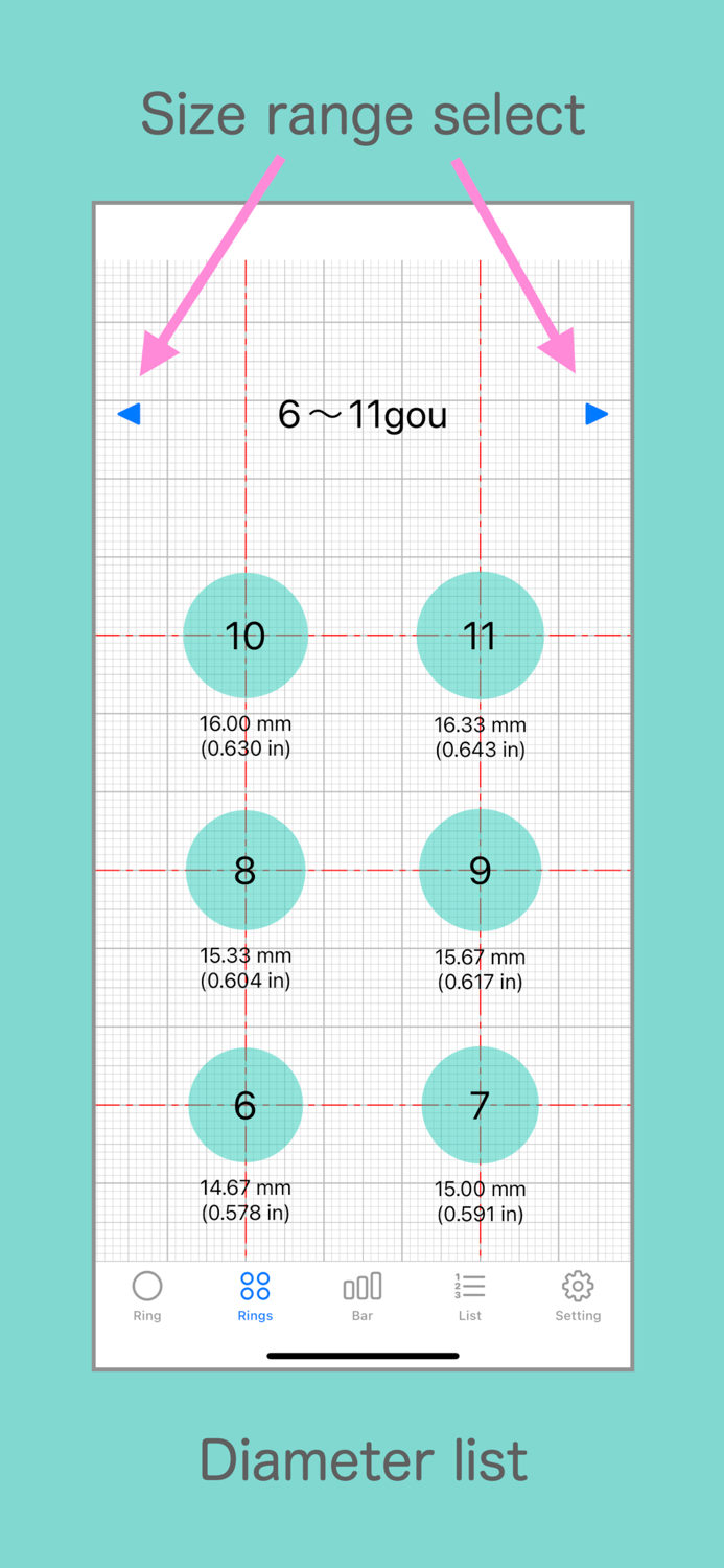 Ring Sizer for Japan