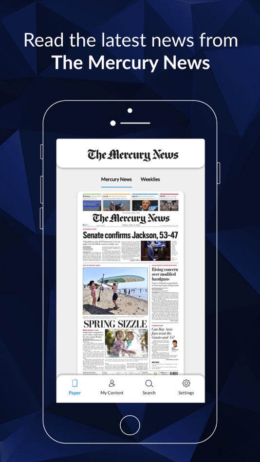 #1. The Mercury News (iOS) By: MediaNews Group