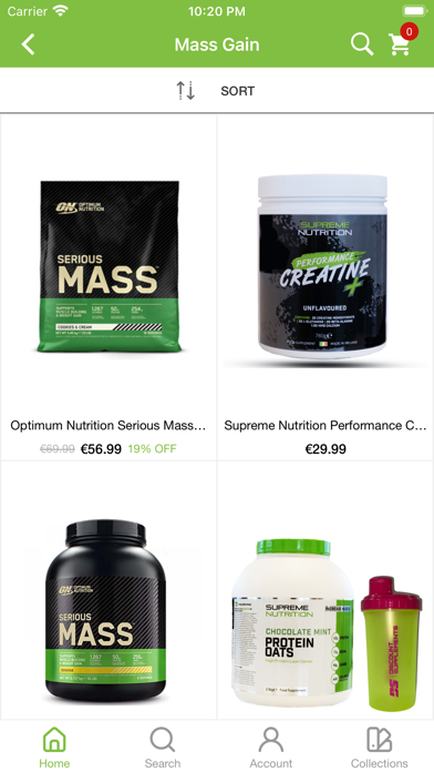 Discount Supplements Screenshot