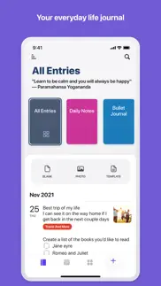 gojournal: diary & planner iphone screenshot 1