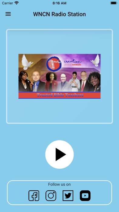 WNCN Radio Station Screenshot