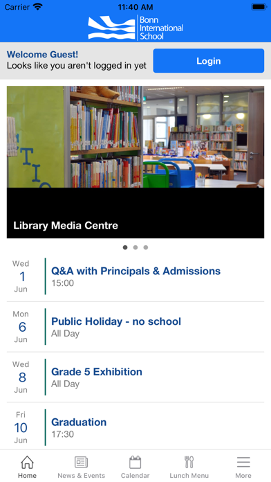 Bonn International School Screenshot