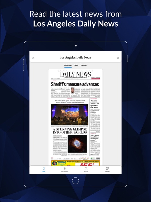 Screenshot #4 pour LA Daily News e-Edition
