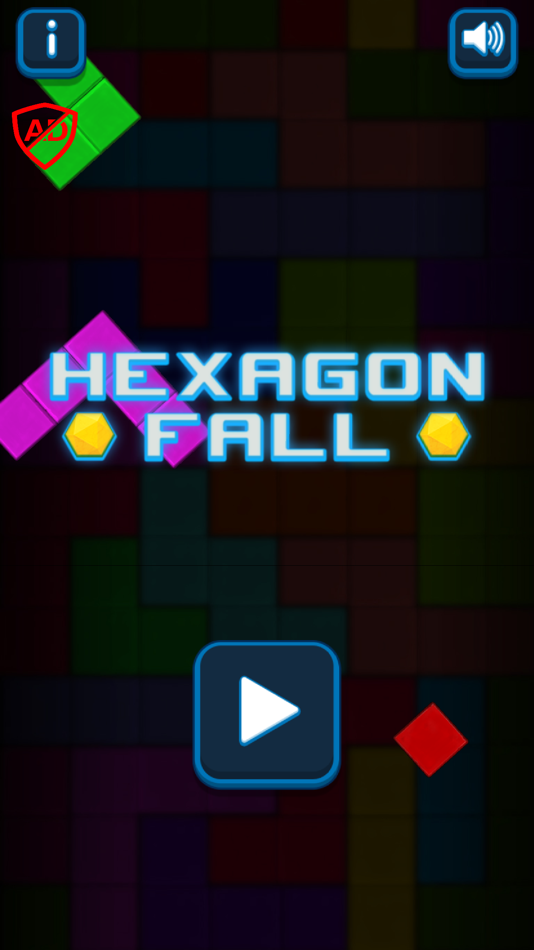 Hexagon Tower Fall - 1.0 - (iOS)
