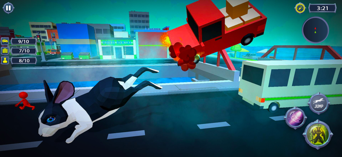 Tiger Rampage-Giant 3D Monster