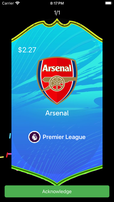 FanFolio Sports Market Screenshot