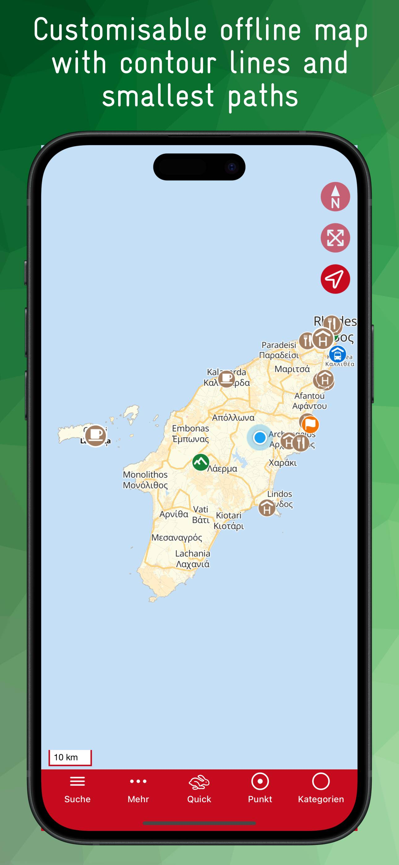 Rhodos Offline Map