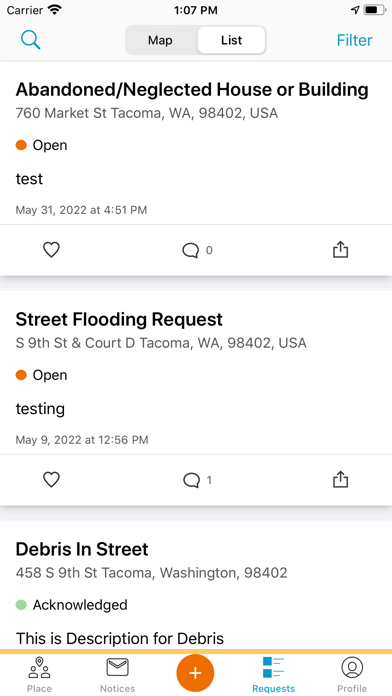 TacomaFIRST 311 Screenshot