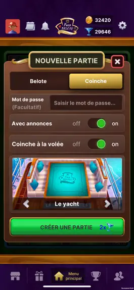 Game screenshot FaceBelote - Belote & Coinche apk