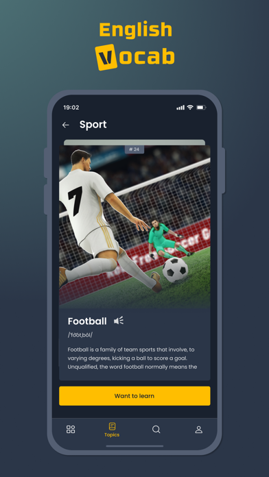 English Vocabulary - AI Quiz Screenshot