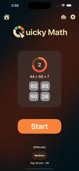 Game screenshot Quicky Math apk