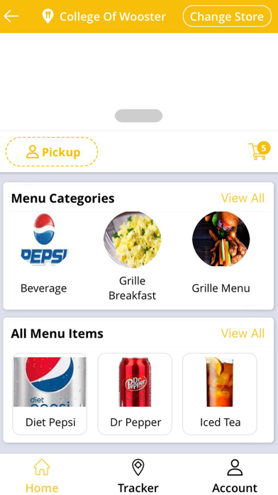Wooster Campus Dining Screenshot