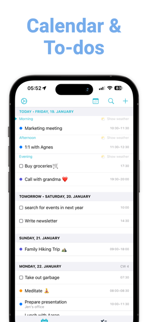 ‎Butleroy: Calendar & To-dos Screenshot