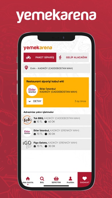 YEMEKARENA Screenshot
