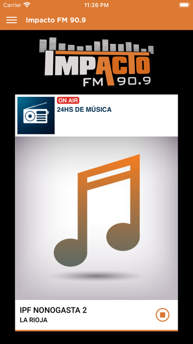 Impacto FM 90.9 Screenshot