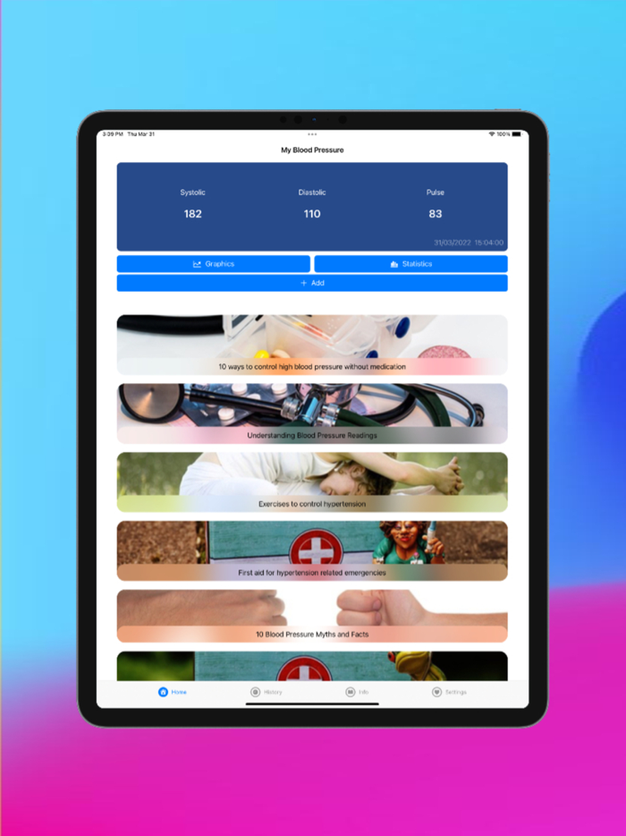 My Blood Pressure Tracker