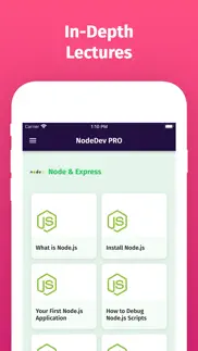 learn node.js development pro iphone screenshot 4