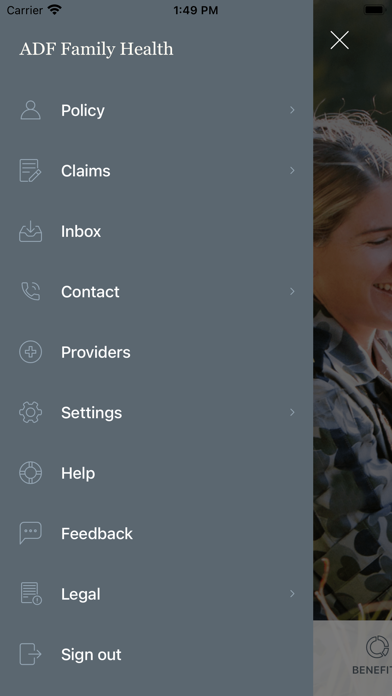 ADF Family Health Screenshot