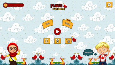 Flag Coloring Screenshot