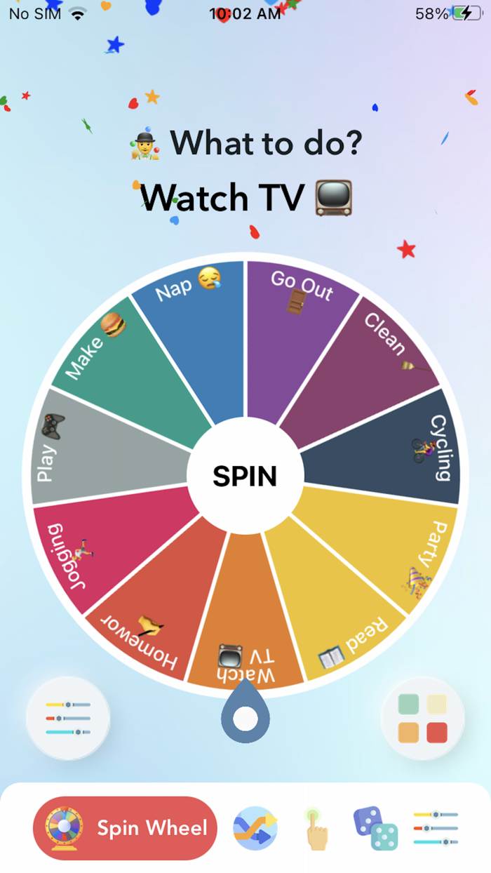 Decision wheel Generator lucky