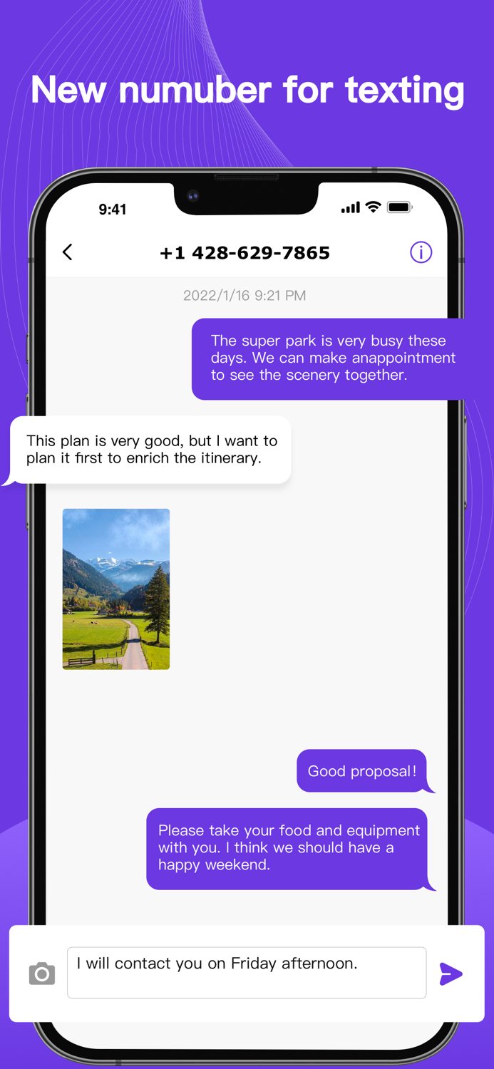 Text Number-Phone Text Message