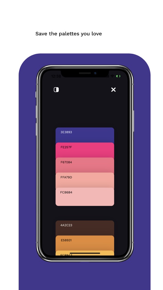 #6. Palette Theory (iOS) Podle: Sahil Srivastava