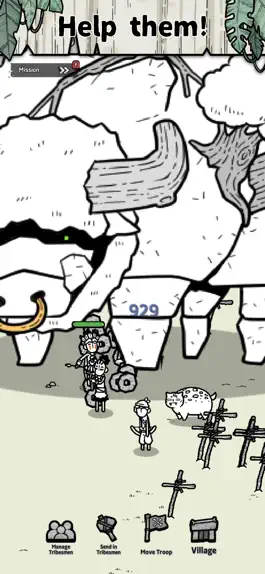 Game screenshot Ooga Ooga!：Tribe Simulator mod apk