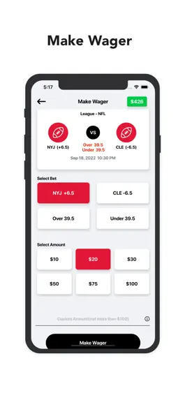 Game screenshot WagerFans apk