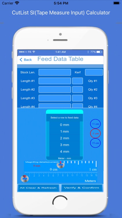 CutList SI Tape Calculator screenshot-3