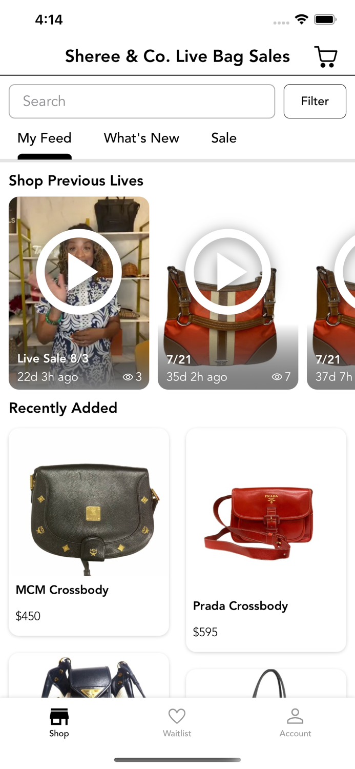 Sheree and Co. Live Bag Sales