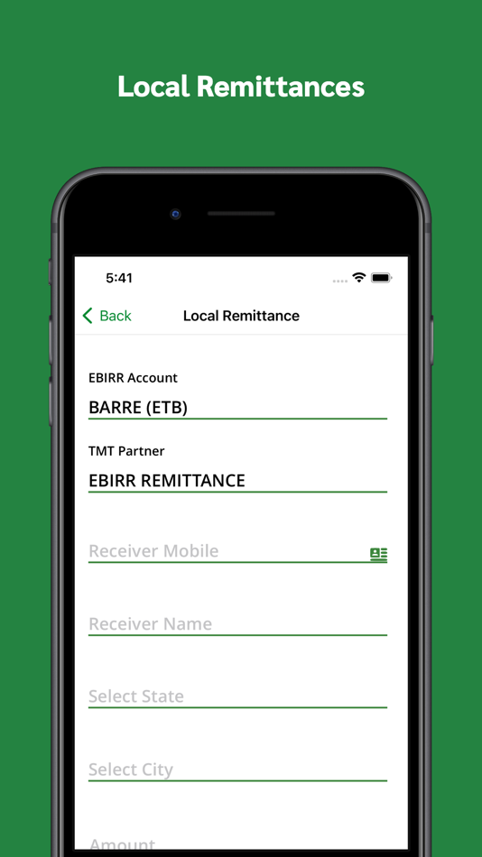 #4. Ebirr (iOS) Podle: ebirr Trading PLC