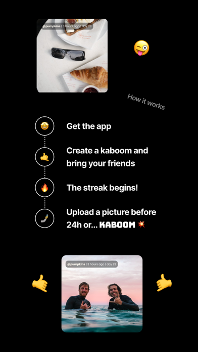 Kaboom App Screenshot