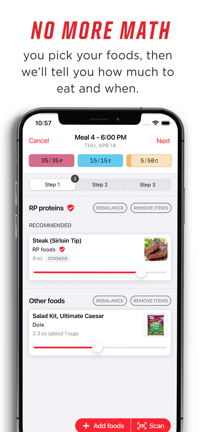 RP Diet Coach and Meal Planner