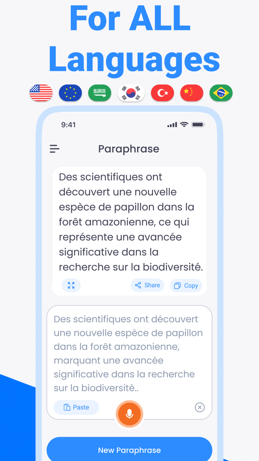 #4. Paraphrase tool & Paragraph AI (macOS) Podle: Warrance Tougas