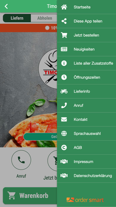 Timo Pizzeria Wesel Screenshot