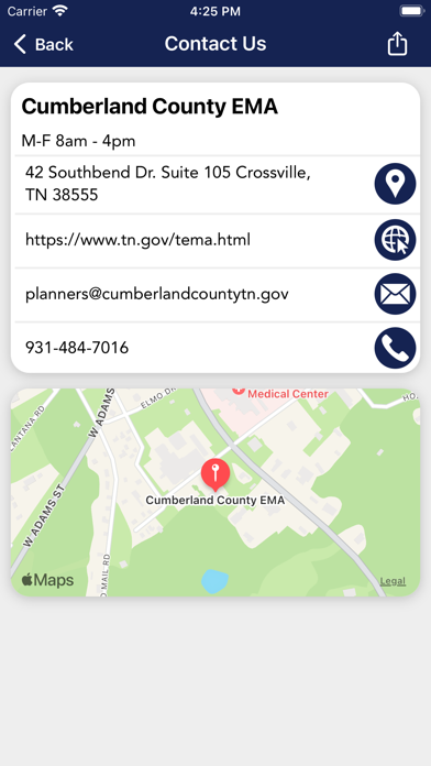 Cumberland Co TN EMA Screenshot