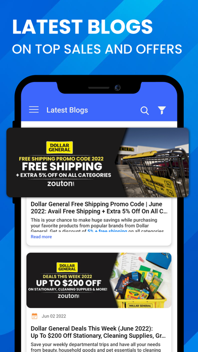 Zouton: Coupons & Promo Codes Screenshot
