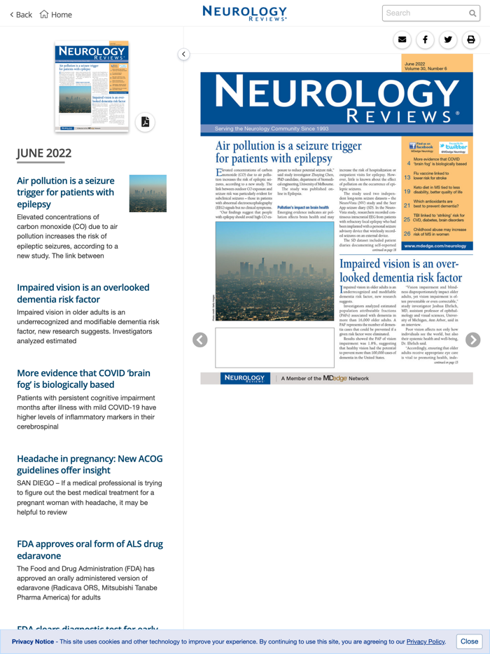 Neurology Reviews