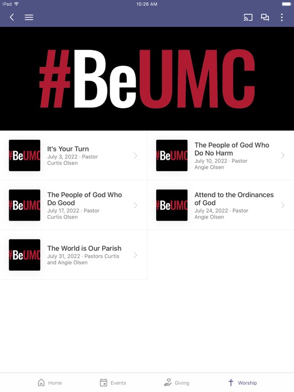 Screenshot #5 pour Community UMC - Columbia, Mo.