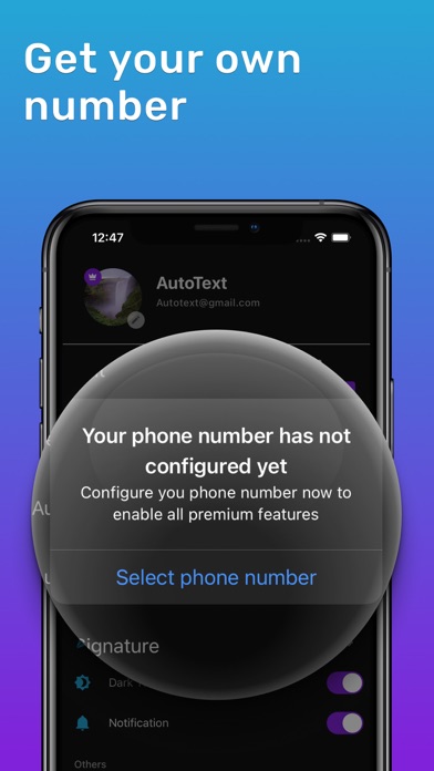 AutoText - Scheduled Message Screenshot