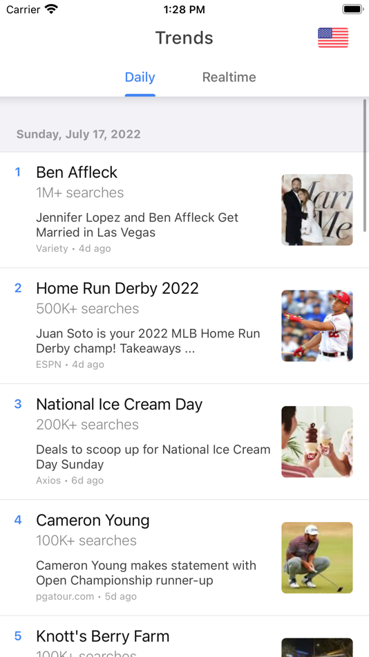 #1. Trends on Google Trends (iOS) 由: Bobby Rohweder