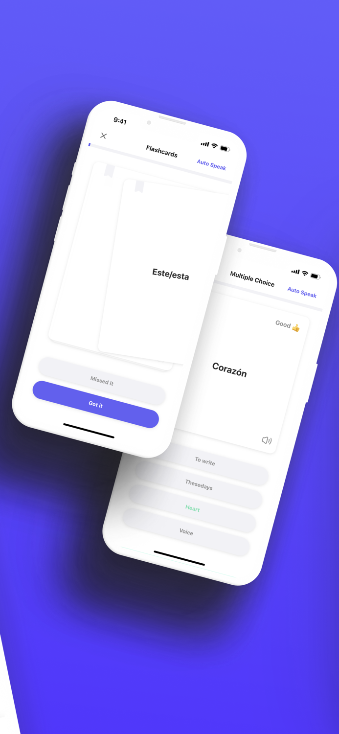 Onevoca - Flashcards