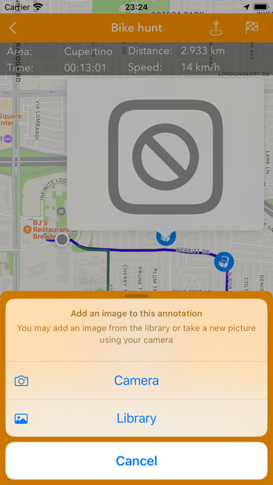 TreasuresHunt iPhone screenshot 5 - Navigation app
