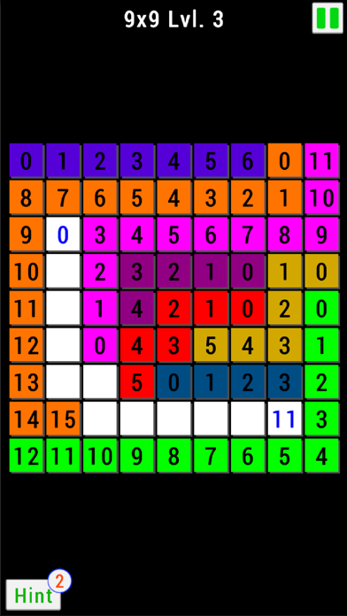 Number Joining Puzzle Game Screenshot