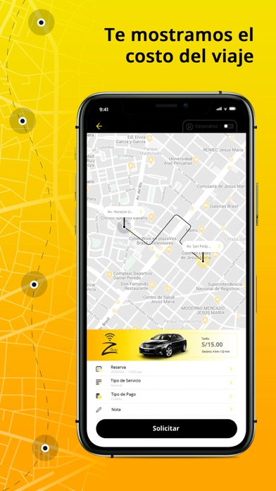 Z Taxi Cliente Screenshot