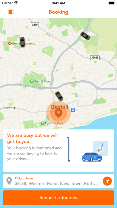 247 Taxis Hastings & Bexhill Screenshot
