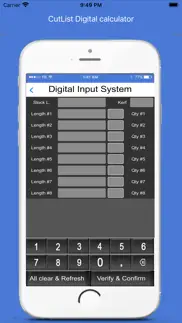 cutlist digital calculator iphone screenshot 3