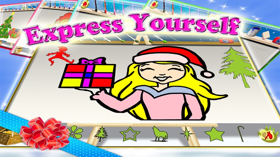 #2. Snow Draw - Xmas colors (iOS) 由: Skies First LTD