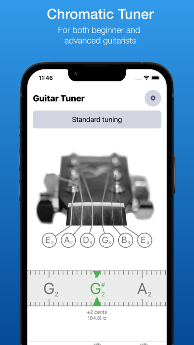 Screenshot #1 pour Guitar Tuner EM-1