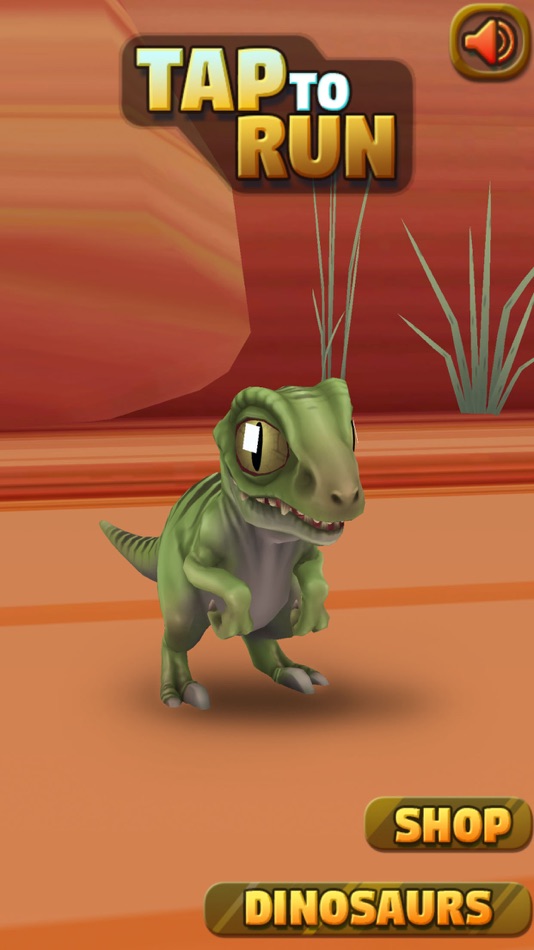 #2. Dinosaur Run 3D Runner Game (iOS) Bởi: ANDIEE'S LLC